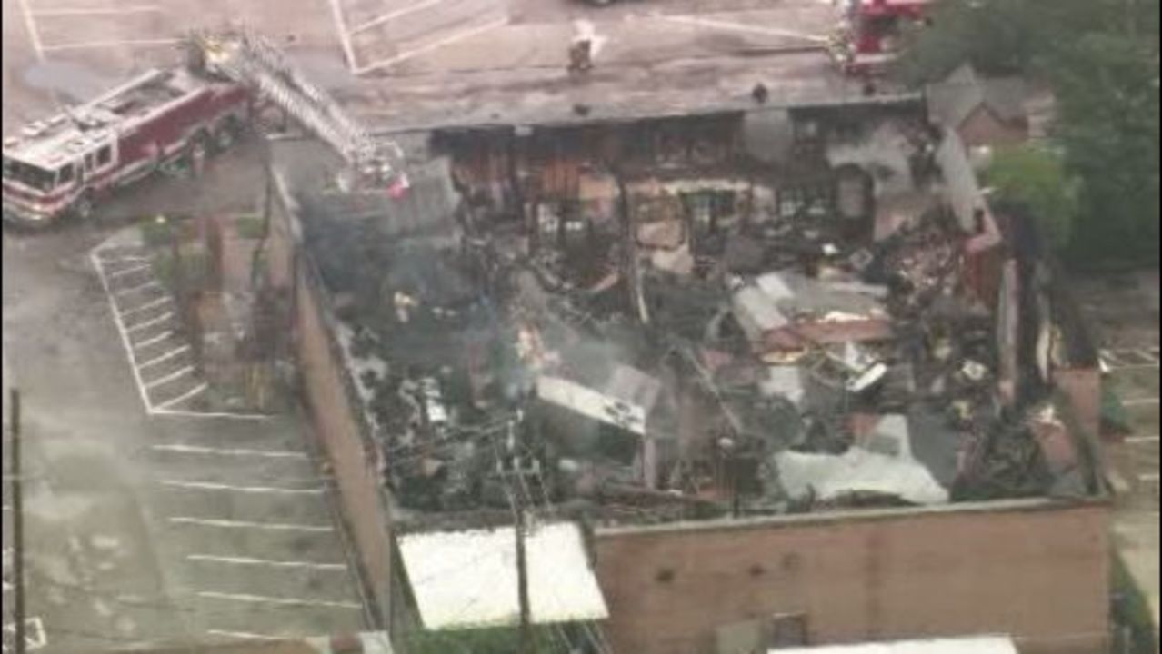 Fire destroys Houston's iconic landmark Cleburne Cafeteria